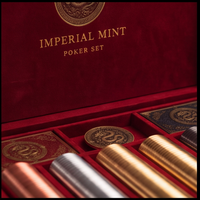 Imperial Mint 300-Piece Luxury Metal Poker Chip Set