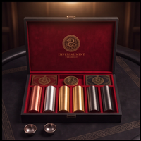 Imperial Mint 300-Piece Luxury Metal Poker Chip Set